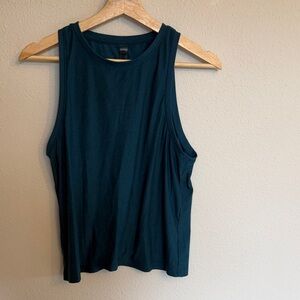 EUC Beyond Yoga Featherweight Rebalance Tank in Majestic Blue Heather